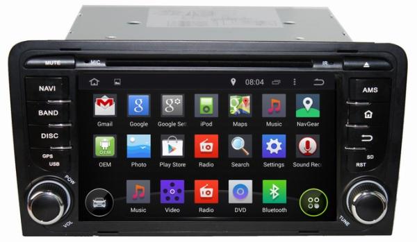 Quality Ouchuangbo Car Radio DVD dual zone for Audi A3 2003-2011 GPS Navigation Stereo Android 4.4 for sale