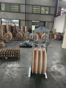 China Nylon Five Sheaves Helicopter Stringing Blocks For Conductor Stringing Site wholesale