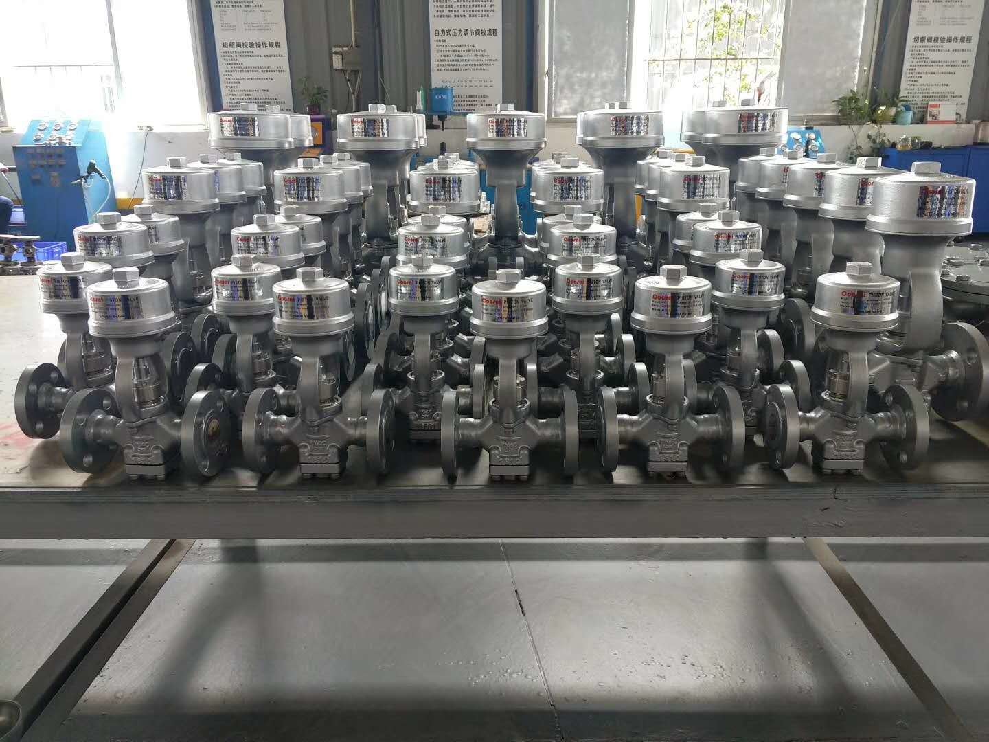 Jis Flange Connection SS304 Piston Valve