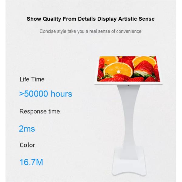 18.5" 42 Inch 55 Inch 65 Inch Touch Screen Information Kiosk Interactive Android Free Standing