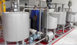 China 4 Mixing Container Cake Production Line Motor With 3.5m×2.5m×2.2m Dimension wholesale