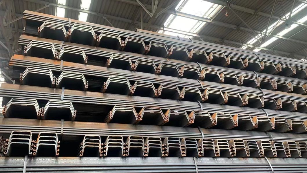 S355jr S355j0 S355j2h Sy295 Sy390 Beam Channel Type 3 2 6m 9m 12m Length U-Shaped Steel Sheet Pile for River