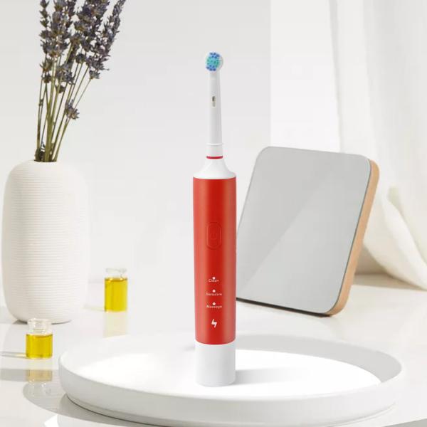 Quality FDA Waterproof Spin Brushes For Teeth , 2W Sonic Battery Powered Toothbrush for sale