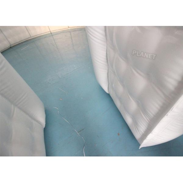 Half Transparent PVC 6m Inflatable Christmas Igloo Tent