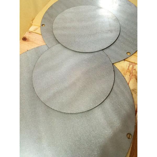 Customized Welded Sintered Filter Disc 20 / 100 / 500 Micron sieve disc