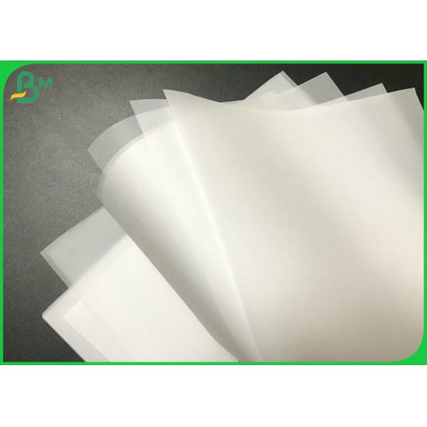 24 / 35inch Width Parchment Paper 50g 73g White Tracing Paper Roll For Drawing