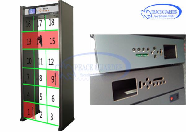 Quality IP Camera Metal Detectors In Airports , Walk Through Security Scanners With Directional Counter for sale