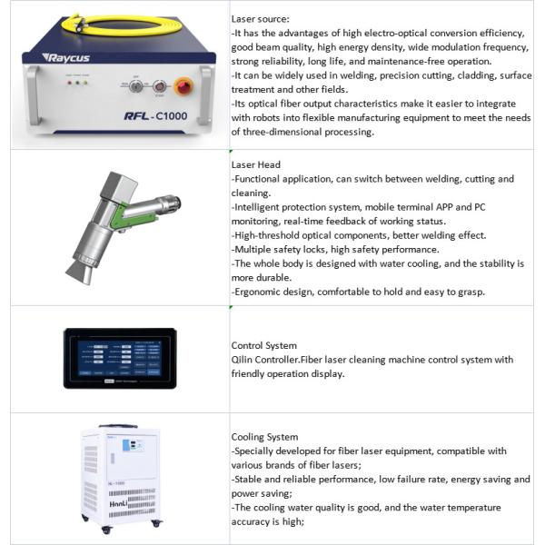 Double Wobble Laser Welding Machine 2000W With Raycus Laser Max JPT Source