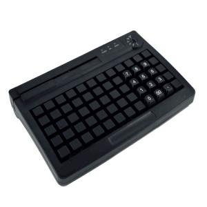 China USB PS2 60 Keys Programmable Pos Keyboard MSR Option For Supermarket wholesale