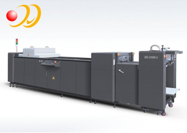 Quality 12 Inche Fully Automatic UV Coating Machine PLC Control System for sale
