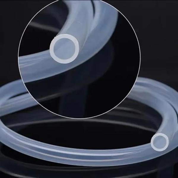 Wholesale Food Grade Clear Silicone Hose 1mm 8mm 10mm Flexible Pure Silicone Hose Tube Elastic Rubber Tubing