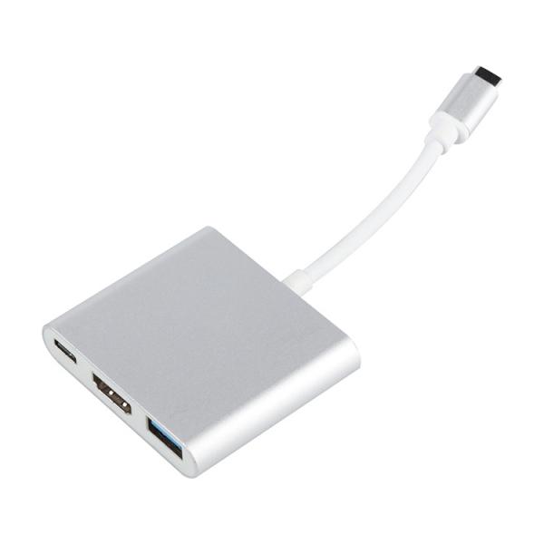 Quality Charging Data Transfer 3 In 1 4K HDMI 1080P USB Type C Hub for sale
