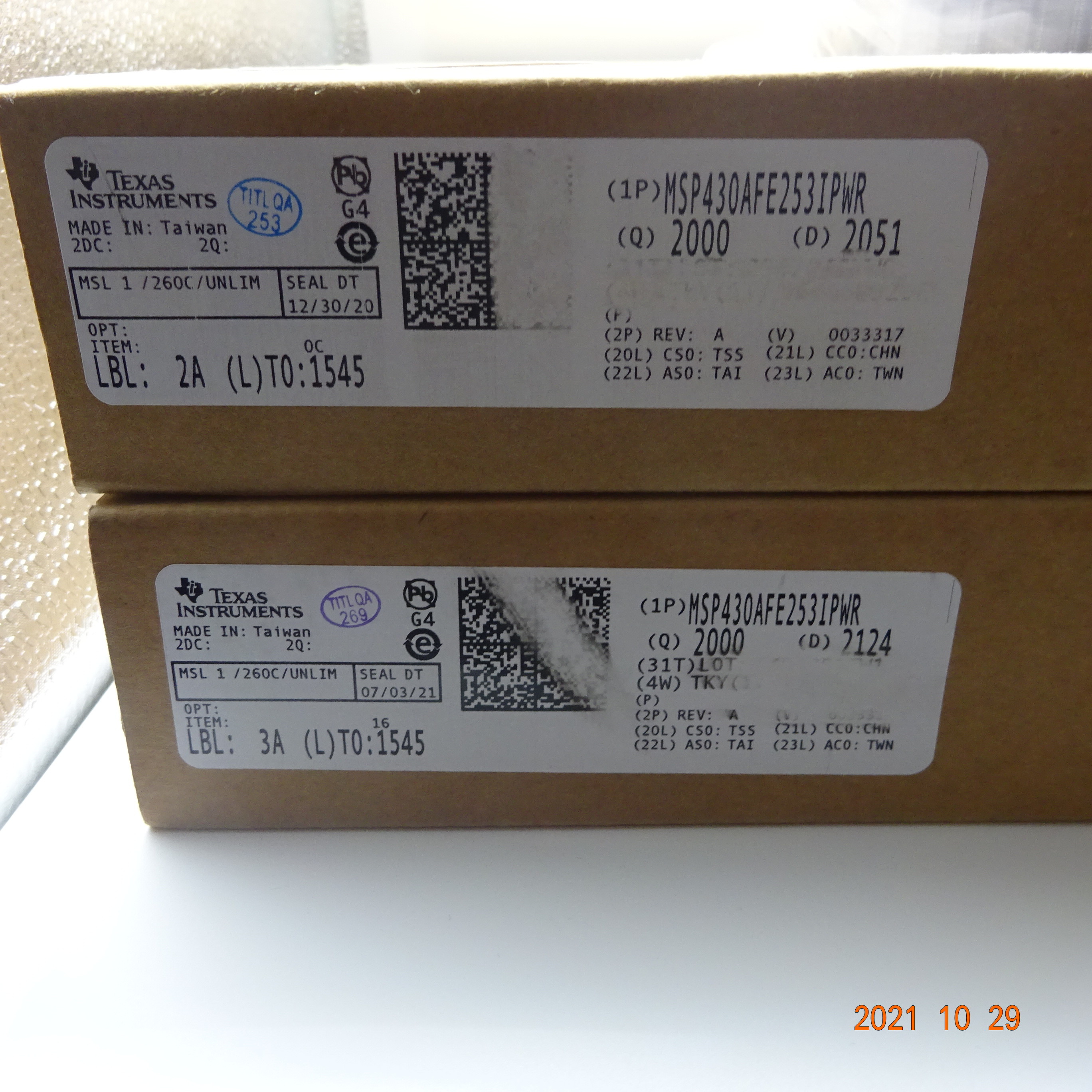 Electronic Componants MSP430AFE253IPWR IC Integrated Circuits