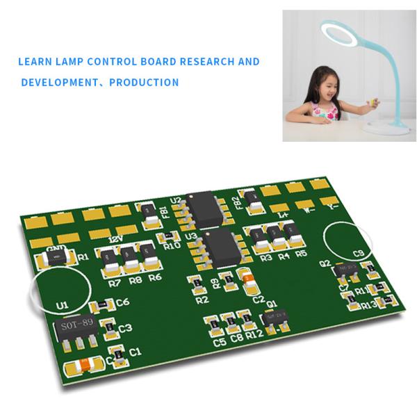 Quality Student Learning Lamp 24V PCBA PCB Assembly With Battery for sale