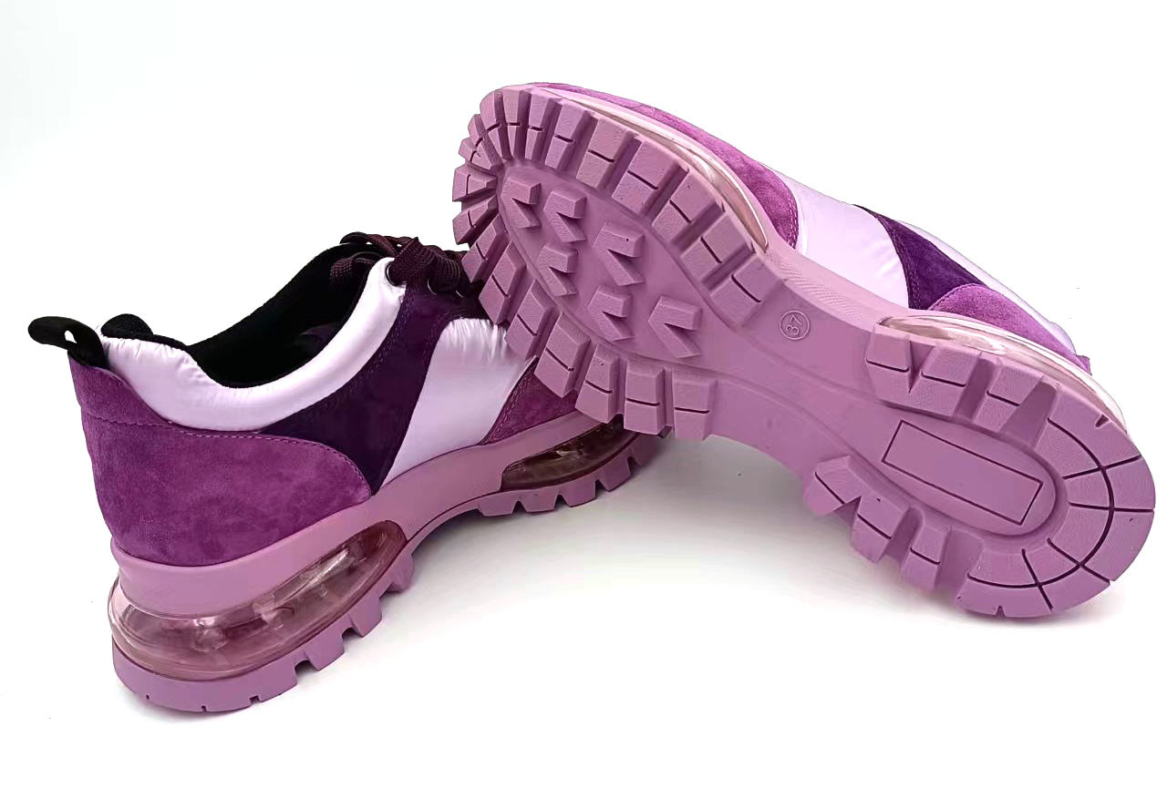 Leather Upper Material Womens Platform Shoes With Fashionable Design