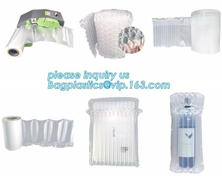 air column bag, dunnage cushion air bag, protective shock resistant cushion hand bag packaging, bottle Column Air Cushio