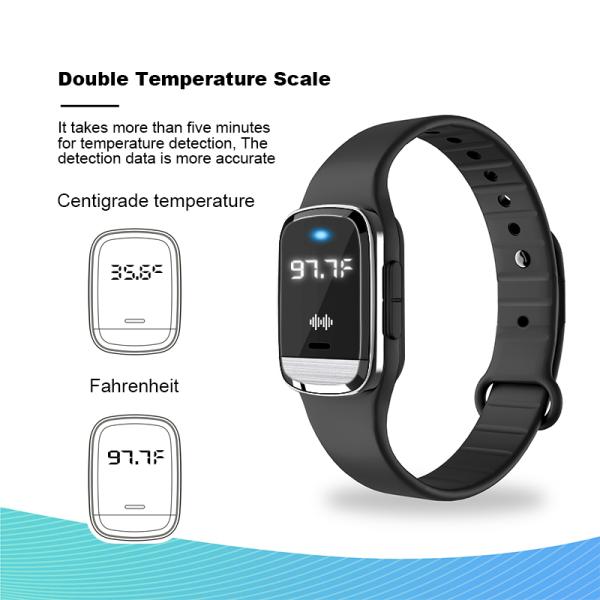 outdoor portable summerThermometer Function USB Rechargeable Wristbands M20 Mosquito Repellent bracelet