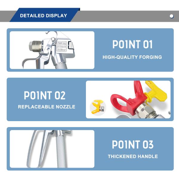 Multifunctional Exterior Wall Interior Spray Paint Gun High Effective Tool