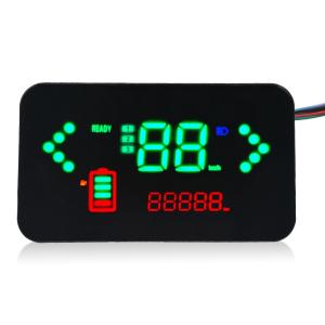 LCD Electric Bike Computer Odometer , 36V - 72V Universal Bike Speedometer