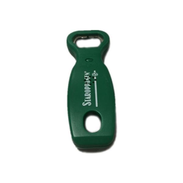 Flat Bar Beer Bottle Opener 50g Music Plastic Metal Sensor Switch Customized 22*35mm