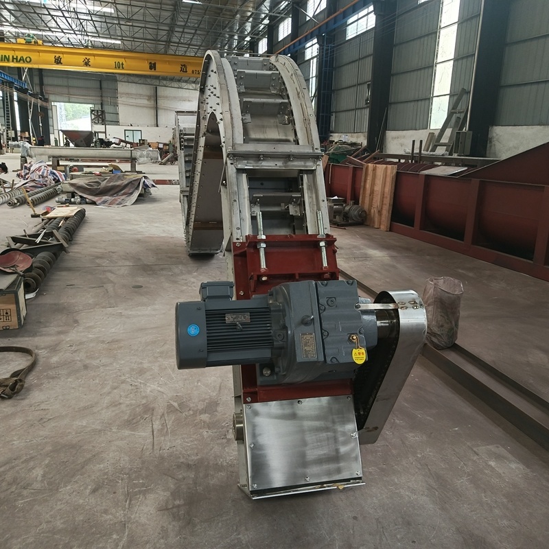 OEM Custom Grain Coal Ash Chip Embedded Scraper Transporter Conveyor