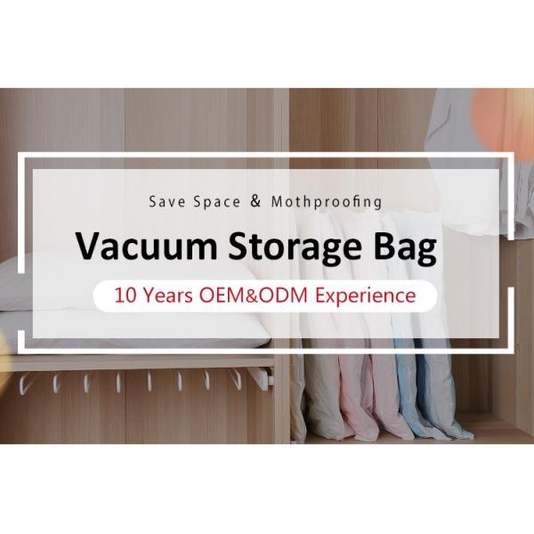 60cmx80cm Vacuum Suction Storage Bags , PE Mattress Bag With Vacuum Seal