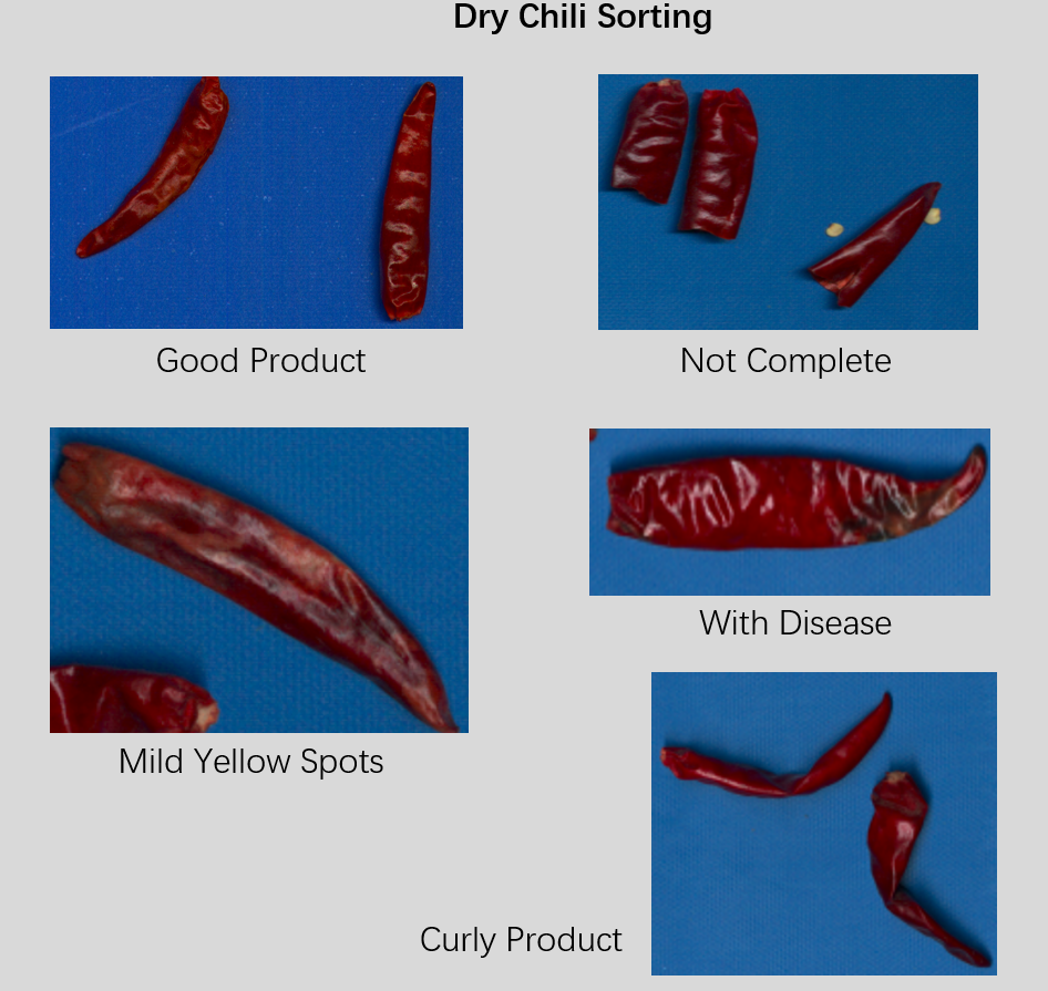 Chili Pepper Sorter, AI Sorting Machine That Integrates Recognition, Sorting, And Statistics