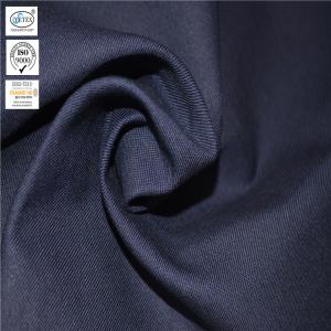 China Navy Blue CVC 240gsm Fireproof Fabric Materials wholesale