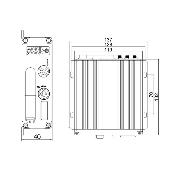 China Hot Sales H.264 Hard Drive 4 Camera DVR with SIM Card