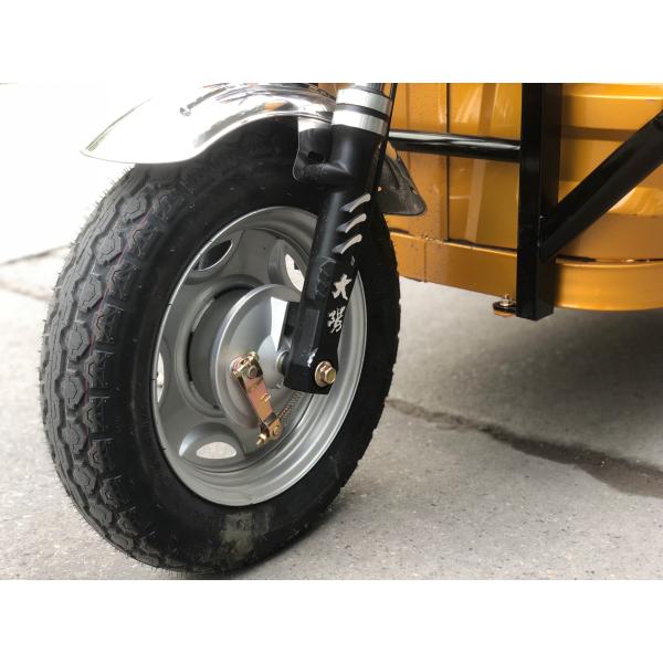 3 Wheels Electric Cargo Tricycle For Adult Passenger Steel Construction