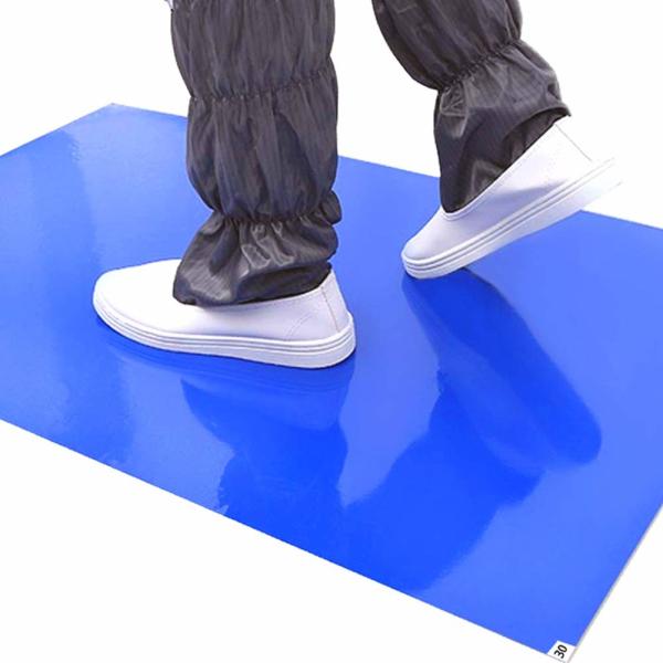 Quality Adhesive Floor Cleaning Basketball Sticky Mat Floor Tacky Mat Cleanroom 30 layers for sale