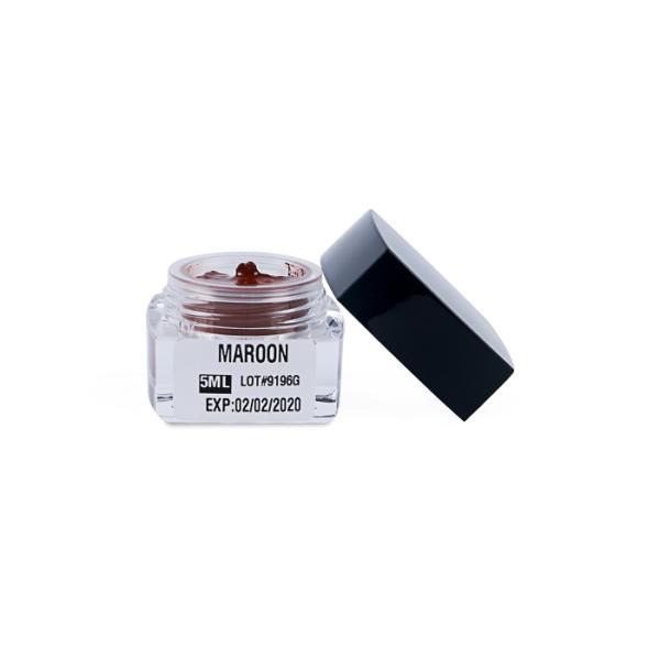 Small Microshading Semi Permanent Makeup Pigments For Eyebrown 5ML Maroon