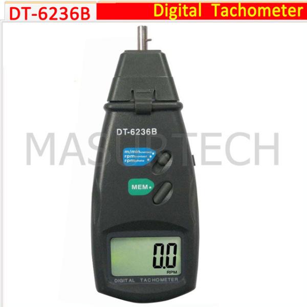 Quality Portable Digital 2 in 1 LASER Sensor Photo & Contact Tachometer DT-6236B for sale