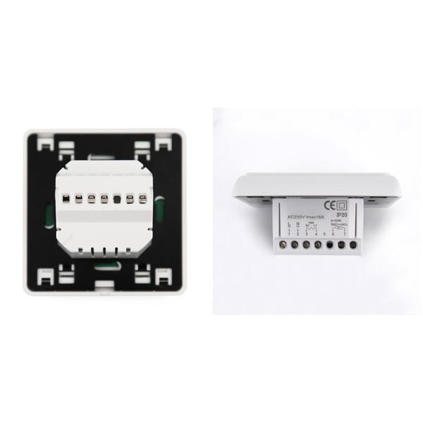 Touch Screen Programmable Temperature Thermostat HVAC Water / Electronic Heating
