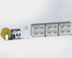 environmentally friendly paper strapping production line/making line/making machine 5mm/9mm/12mm