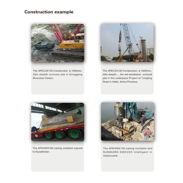Bored Pile Hydraulic Casing Oscillator Large Holding Force