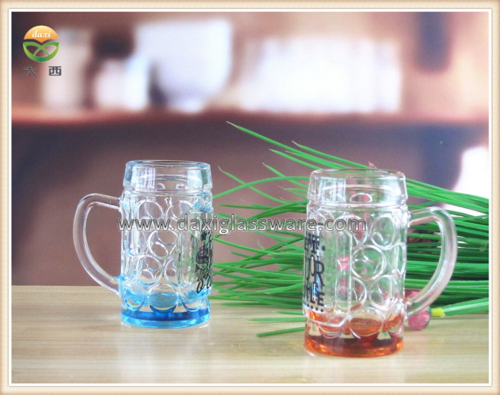 2oz Colored Bottom Mini Shot Glasses For Bar Drink Game