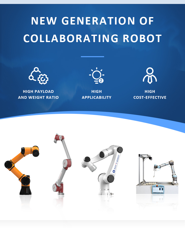 Cobot Robot Collaborate Elfin 5 With 5KG Payload 800mm Reach 6 Axis Robot Arm Collaborative Robot