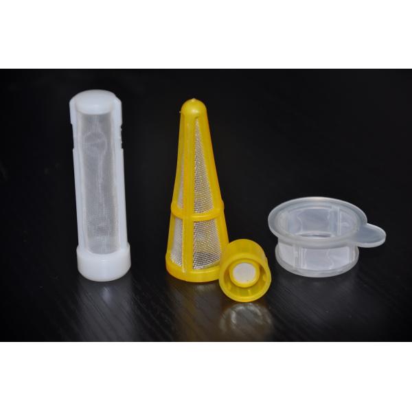 Over Molded Plastic Filters 5-2000UM Micron Rating For Food / Medical Industry