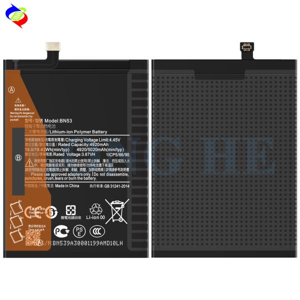 Double IC Protection Battery for Xiaomi Redmi Note 9 Pro Max BN53 5020mAh Li-Polymer