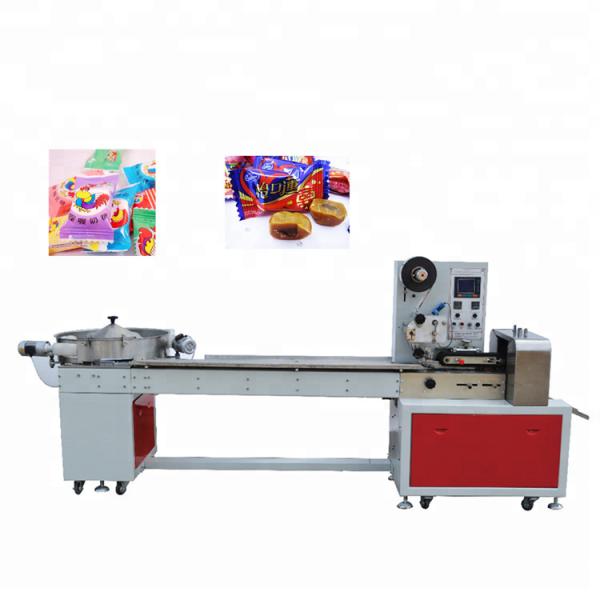 Full Stainless Steel Candy Packing Machine Chewing Gum Pillow Type 380V 3.4kw