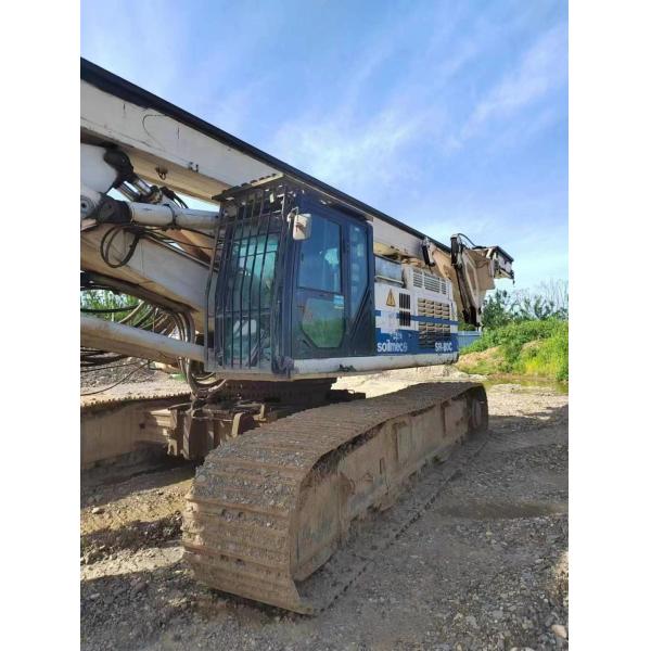 Solimec Sr80 Hydraulic Rotary Drill Rig Used For Maximum 2.5m Drilling Diameter