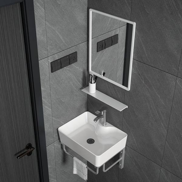 factory price bathroom wall hung basin small size sanitary ware commode hand wash basin