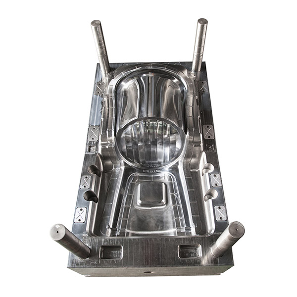 Hot Cold Runner Plastic Injection Mould For Armless Chair Simple Structure