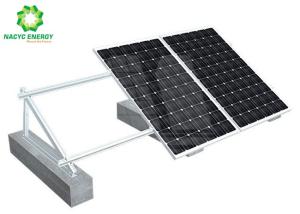 China Simple Design Flat Roof Mounting Bracket Solar Panel Professional Solution PV Structure wholesale