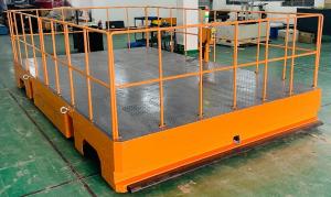 China 10T Automated Guided Vehicle Rail AGV Transfer Cart Remote Control on sale