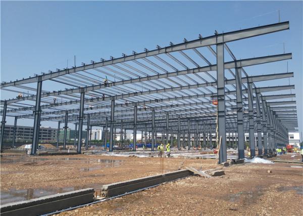 Quality Low Cost Large-Span Prefabricated Light Steel Structure Frame Warehouse Building Construction for sale