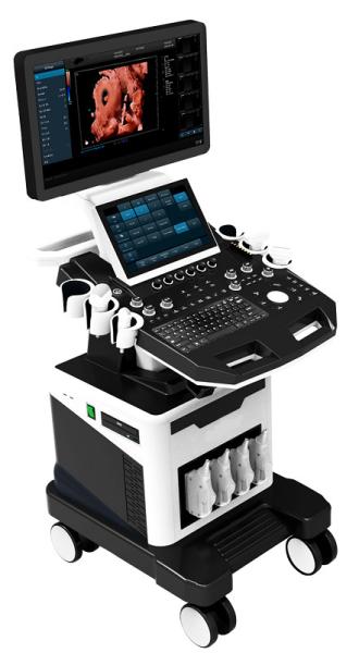 Quality 3D 4D 5D Color Doppler Ultrasound Trolley Ultrasound Scanner For OB GYN for sale
