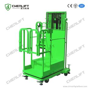 China Aerial 0.2 t Load Semi Electric Order Picker With Lifting Height 4500mm wholesale