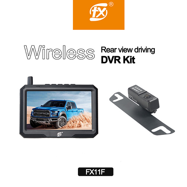 5 Inch Color Screen Wireless Backup Camera Monitor DVR Recording